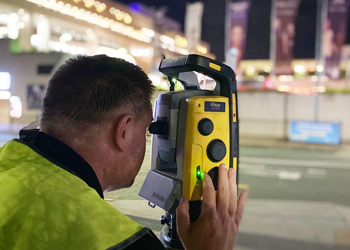 Surveyor capturing site detail